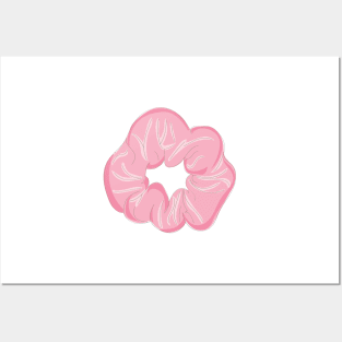 Cotton pink Scrunchie Posters and Art